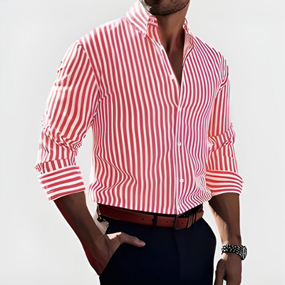Gaspard™ | Élégance affirmée en chemise rayée