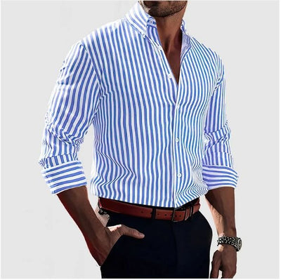 Gaspard™ | Élégance affirmée en chemise rayée