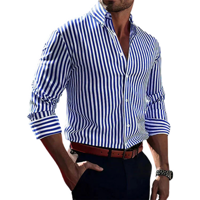 Gaspard™ | Élégance affirmée en chemise rayée