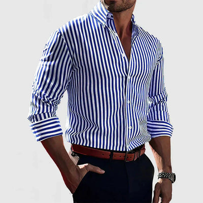 Gaspard™ | Élégance affirmée en chemise rayée